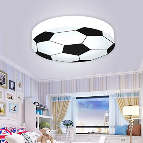 Ceiling Light Kids Lamp Creative Football LED Ceiling Lamp Modern LED Boys and Girls Eye Protection Ceiling Lamp Living Room Bedroom Living Room Lights Chandelier Light Fitting,6500K,56CM