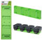 48 Tools Akkuhalterung kompatibel mit Festool 18V | Sicherer Halt für 4 Akkus | Robustes ABS-Material | Einfache Montage | Akkuhalter Wandhalterung