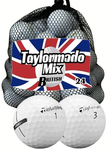 British Lake Balls for Taylormade Mix Grade A - Premium Lake Golf Balls - 24 pack
