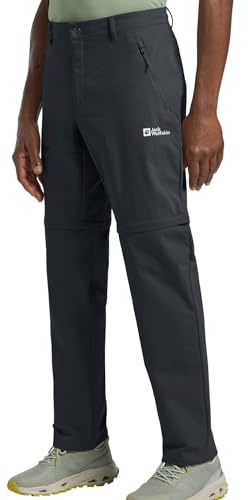 Jack Wolfskin Herren Pico Trail Zip Off Pants M Wanderhose, Phantom, 54 EU