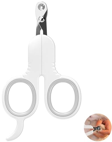 AJUNLKVDR Krallenschere Katzen & Hunde Nagelknipser Silber Edelstahl