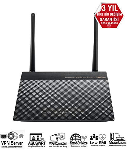 ASUS DSL-N16 N300 Wireless VDSL/ADS, 90IG02C0-BM3100