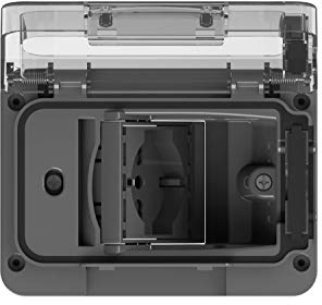 4box - Custodia Wide grado di protezione IP55 completa di presa schuko bivalente. Per scatola incasso 3 moduli. Protezione totale anche a spina inserita. Color Antracite