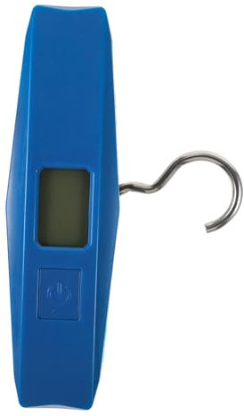 NAMOARLY Waage Für Gepäck Kofferwaage Für Die Reise Kleine Fischschuppe Handwaage Zum Wiegen Von Gepäck Hängende Fischwaage Reisegepäckwaage Gepäckhaken Lcd Bildschirm Reisen Tragbar Stahl