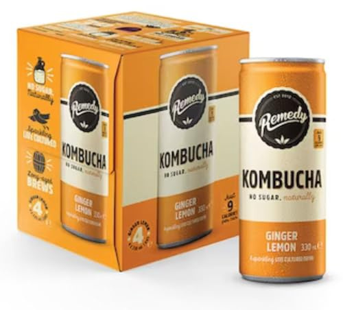 Remedy Kombucha Ginger Lemon
