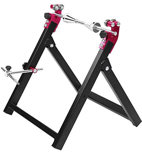 Cocoarm Metal Motorcycle Wheel Balancer Stand, Rust Resistant with 5in Rim Width, 23in Rim Size, Glossy Finish for Tire Balancing Stall, Easy to Use