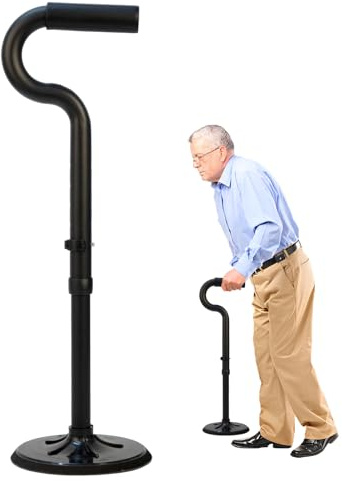 Herramienta de ayuda de movilidad ajustable, ayuda de pie, ayuda de pie para ancianos, personas mayores y discapacitadas, doblar el mango, equipo de soporte estable para levantarse en interiores