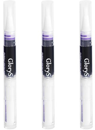 OYZOQ 3 Pezzi Penna Sbiancante Denti, gel sbiancante denti di Sbiancamento Immediato, Rimuove Macchie Efficacemente per un Sorriso Più Bianco