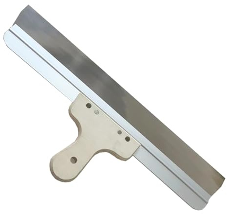 ZCHYTOOL Spatule Enduit 40cm Inox Lisse Pro Plâtre Peinture Rénovation | Couteau à Enduire Acier Inoxydable Lisseuse Enduit Pour Ragréage Mural Plâtrier, Peintre, Bricoleur