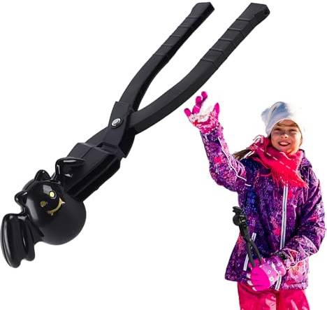 Molde de bola de nieve genérico, mango ergonómico para todas las estaciones, forma de bolas de nieve, juguete de invierno, para patio de playa, patio, parque jardín, niños y niñas adolescentes
