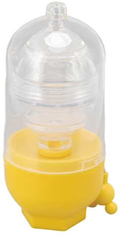 OEBUAFI Egg Scrambler Machine à œufs Dorée Pratique à Main pour Mélanger les œufs dans la Cuisine Jaune 7,5 X 16,5 Cm