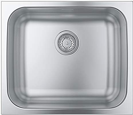 Grohe K200 - Fregadero con escurridor, acero inoxidable (Ref.31719SD0), Acero Inox