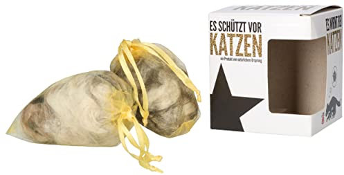 KOTARBAU® 2 x Repelentes Natural contra Gatos, Bolsita de pelos, Bolsitas repelentes para Gatos, Protección Natural, Disuasivo Natural de Pelo de los Perros, Ahuyentador, 2 UDS