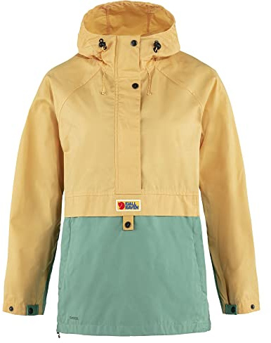 Fjallraven 87009-133-676 Vardag Anorak W Giacca Donna Mais Yellow-Aloe Green Taglia XL
