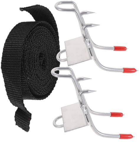 SUPVOX Scarpe Scalata Alberi Leggere con Chiodi Antiscivolo Piede per Sicurezza Kit Arrampicata per Osservazione Raccolta Frutta e Giochi all Aperto