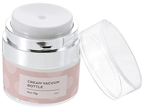FOMIYES Pot À Pompe Airless De Voyage De 15 G Pour Crème Visage Contenant De Crème De Voyage Étanche Avec Joint En Spirale