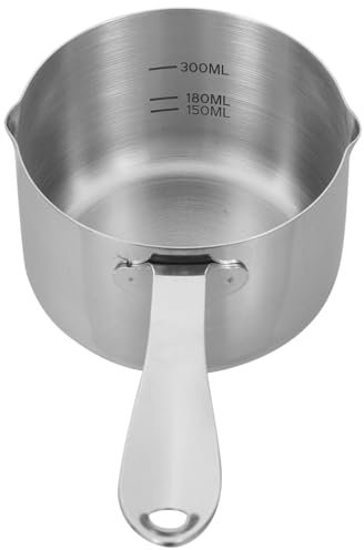 Mikikit Poêle à Lait Avec Poignée Anti-brûlure Casserole Antiadhésive Pour Pratique Et De Repas