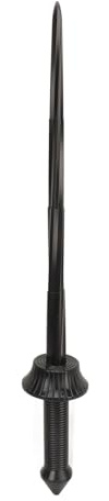 Greensen 3D Printed Retractable Sword, Black Telescopic Design with Gravity Spiral, Foldable Stress Relief Toy for Adults and Kids