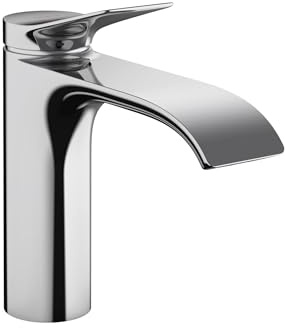 hansgrohe Vivenis Bathroom Faucet, 1 Hole, , Bathroom Sink Faucet for Vanity with Pop-Up Drain Assembly, 1.2 GPM, Chrome, 75020001