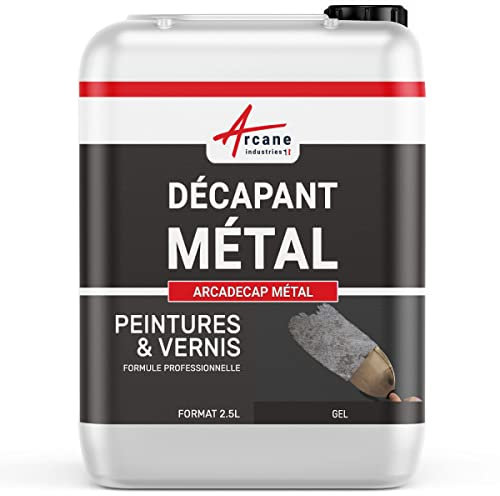Décapant Peinture Métal - Produit de décapage métal et fer : ARCADECAP METAL - 2.5 L - ARCANE INDUSTRIES