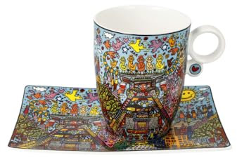 Goebel Taza de artista Remenber Those Cool Coal Days James Rizzi – Pop Art