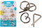 FLYPOP'S - 8 Mini Casse-Tête - Jeu De Réflexion - 140089 - Gris - Jouet Enfant - Défis - Concentration - Puzzle - Défi Cérébral - Logique - À Partir de 3 Ans
