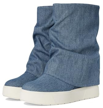 GUESS Botines Guinna para Mujer, Blue Denim 420, 37.5 EU