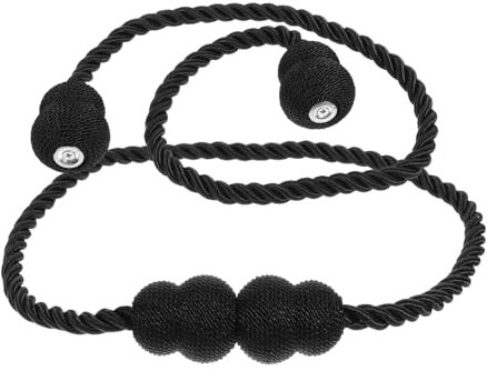 Gatuida 2pcs Magnetic Curtain Tiebacks Gourd Shaped Holdbacks for Easy Curtain Organization No Installation Required for Home Bedroom Living Room