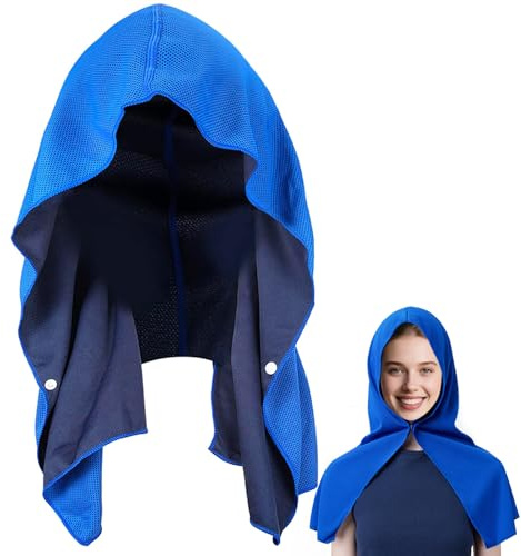 Asciugamano Rinfrescante Sportivo, Bandana Refrigerante, Asciugatura Rapida Asciugamano con Cappuccio Rinfrescante, Asciugamani Rinfrescanti per Collo e Viso per Sport Campeggio Spiaggia Aperto