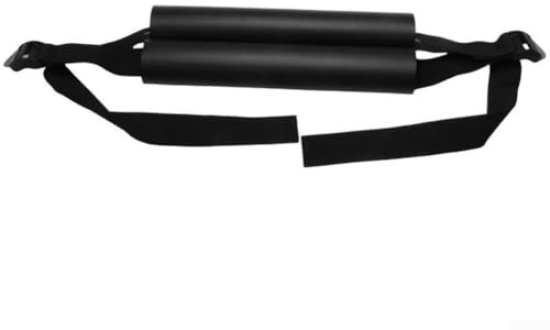 Banda de empuje de cadera para puentes de glúteos, cinturón de peso antideslizante con acolchado de EVA, equipo de fitness portátil para entrenamientos en casa y gimnasio, color negro
