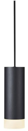 SLV Hängeleuchte ASTINA | Dimmbare Pendelleuchte, Hängelampe für Wohnzimmer, Bar, Esszimmer| Decken-Lampe in exklusivem Zylinder Design (Material Aluminium, GU10 Leuchtmittel, Schwarz)