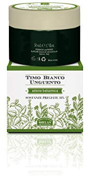 Helan, I Rimedi, Unguento Balsamico Lenitivo, Balsamo per Rapido Sollievo Respiratorio e Riposo Notturno con Oli Essenziali di Timo, Menta Piperita, Olio di Mandorle Dolci e Vitamina E, 50 ml