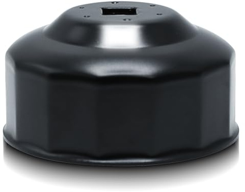 CCLIFE 73 mm Ölfilterschlüssel 3/8'' Ölfilterkappen ÖlFilter Werkzeug Auto 14-kant