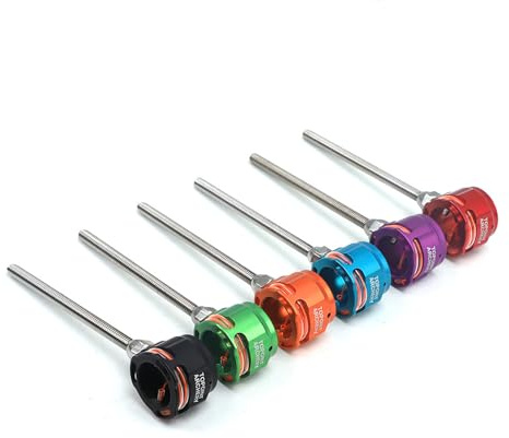 Tir à l'arc Visières d'arc Classique 0.019 Scope Pin Bow Sight Viseurs d'arc recourbé Point de visée Accessoires de Chasse de tir à l'arc (Noir)