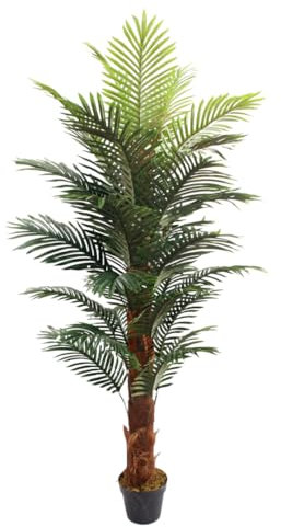 Lacers SMARAGDLINE künstliche Phoenix Palme – Dattelpalme, 180cm, realistische Optik, Dekoration für Wohnzimmer, Balkon und Büroräume- robust und langlebig ohne spezielle Pflege