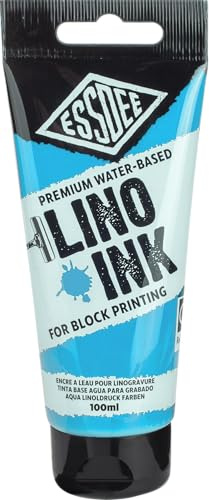 Essdee Inchiostro per stampa a blocchi, azzurro cielo, 100 ml