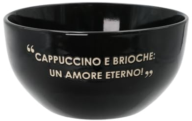 KASANOVA Ciotola 14 cm scritta Quotes nera