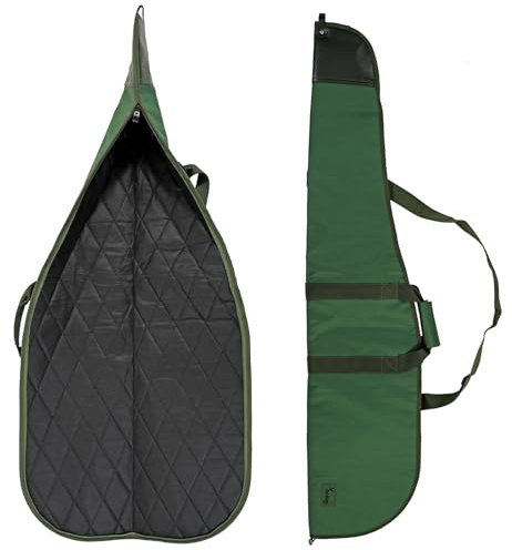 Actiaspet Extra Wide Padded Gun Carry Case – Hunting Shooting Rifle/Shotgun Bag – Heavy Duty Slip Cover with Handles, Zip Closure & Shoulder Strap – 50” (127cm)