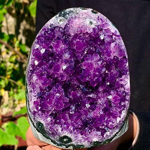 IDUTQUMW Amethyst Cave Quartz Cluster Crystal Ornaments