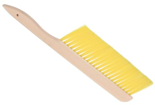 Bee Hive Brush Wooden Handle Beekeeping Brush Yellow