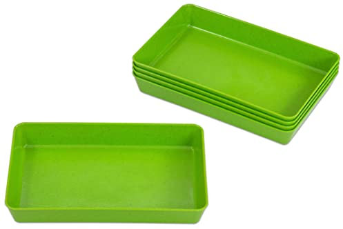 Betzold Materialschalen aus treeNside-Material - Set 5 Stück Bastelschalen Kindergarten