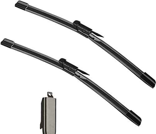 2 Factory Wiper Blades Replacement For 2007-2016 2017 2018 2019 2020 Tundra,2008-2016 2017 2018 2019 2020 Sequoia -Original Equipment Windshield Wiper Blade Set - 26+23 (Set of 2) Pinch Tab