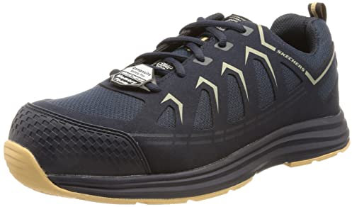 Skechers Herren Malad II ESD Composite Safety Toe BAU-Schuhe, Navy, 47.5 EU
