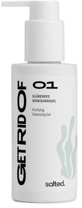 salted. Klärendes Reinigungsgel | 150 ml | Waschgel für frisches und geklärtes Hautbild | Gesichtsreinigung Männer & Frauen | Gesichtspflege ölige und Mischhaut | Vegan | Mit Duft | Rebellious