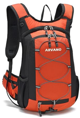 Arvano Fahrradrucksack leicht Skirucksack Klein Wanderrucksack Mtb Fahrrad Rucksäcke 15L Multifunktionaler Laufrucksack für Damen & Herren