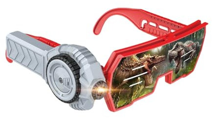 Generisch Kinderbrillen, Projektorspielzeug | Brille mit klaren lebhaften Mustern - Flip-up-Projektormodul Anti-Rutsch-Verstellrahmen für Jungenfamilienparty Abenteuer Geburtstagsspiele