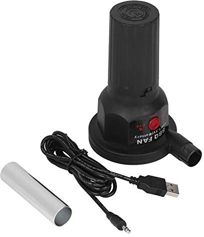 Jeffergarden Barbacoa soplador de Aire 5 V USB Ligero portátil Ventilador Encendedor Herramientas Accesorios de la Estufa para Exterior