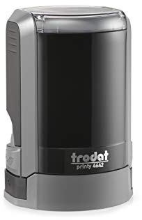 Stamp Seal for a Limited Liability Company with Self Inking Function, 1.6 x 1.6 Inches, Eco Gray, 1 Count (4642)