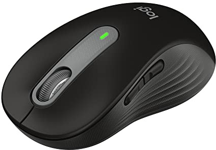 Logitech Signature M650 Wireless Mouse Small to Medium Sized Hands - Black