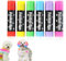BASTOUR Tinte Temporal para el Pelo de Perros 6 Colores Tinte de Perros Temporal Bolígrafos de Pintura para Mascotas Crayones de Colores para Pelo de Mascotas Tinte Lavable para el de Mascotas